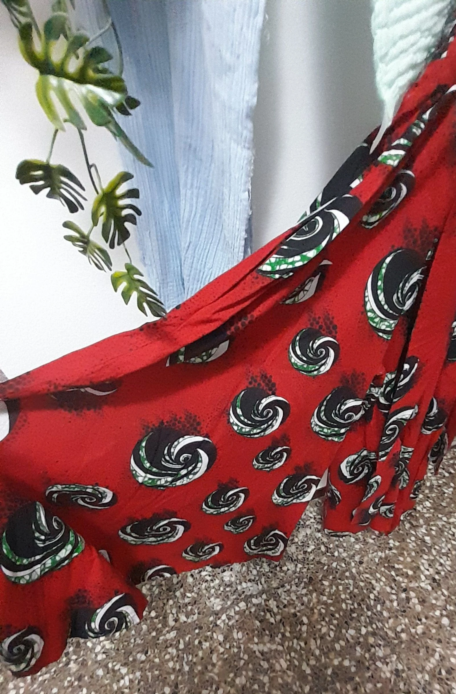 Lange jumpsuit / multifunctionele jumpsuit met Afrikaanse print (Wax print) - – photo 4
